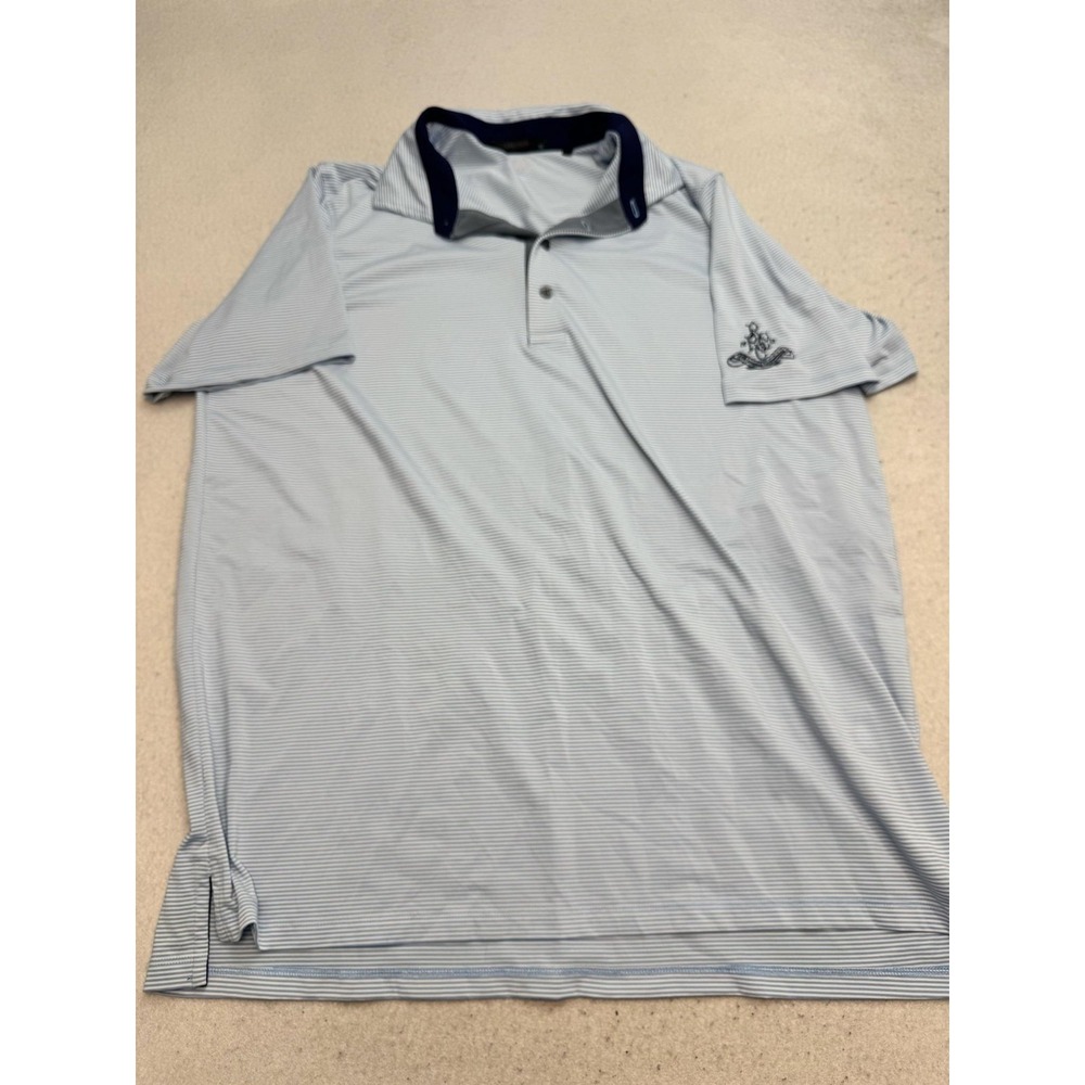 Greyson Polo Shirt Mens XL Blue 1915 Invitational Golf Perf Stretch